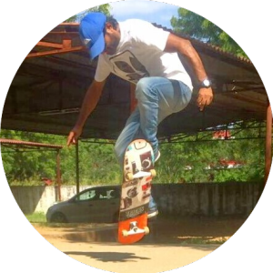Anubhav Vijayvargiya India skateboarding